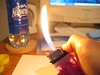 High flame...I'll probably take some of it apart to make the flame huge.